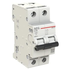 Interruttore Magnetotermico 25A 1P+N 4,5KA 2 Moduli AEG EN41NC25