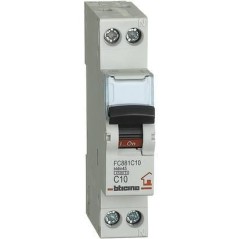 Magnetotermico 10A 1P+N 4.5KA 1 Modulo BTICINO FC881C10
