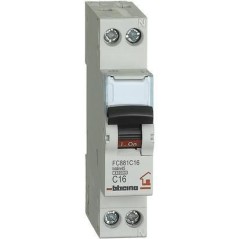 Magnetotermico 16A 1P+N 4.5KA 1 Modulo BTICINO FC881C16