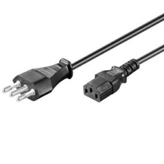 Cavo di Alimentazione Spina 10A Presa IEC C13 3 Metri KONELCO GBC 14218100