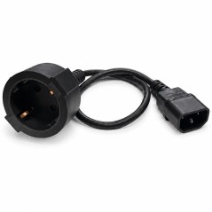Cavo Alimentazione Spina IEC C14 Presa Schuko 40cm KONELCO GBC 14218005