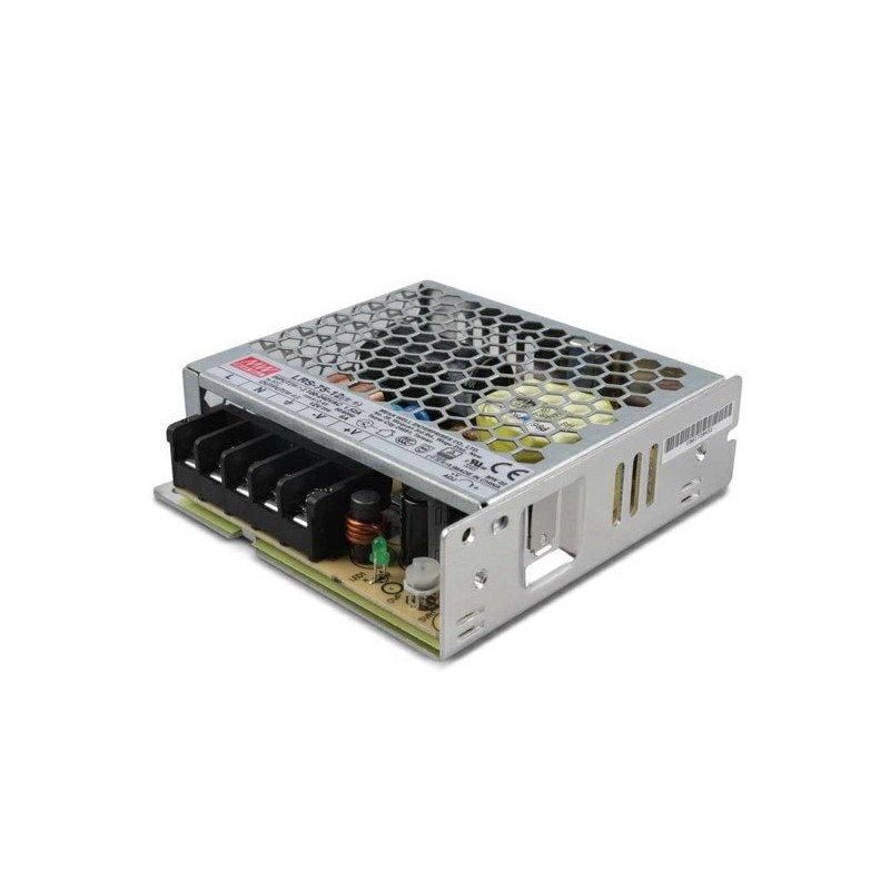 Alimentatore Switching 75W 12V 6A MEAN WELL LRS-75-12 Alimentatore Switching 75W 12V 6A MEAN WELL LRS-75-12