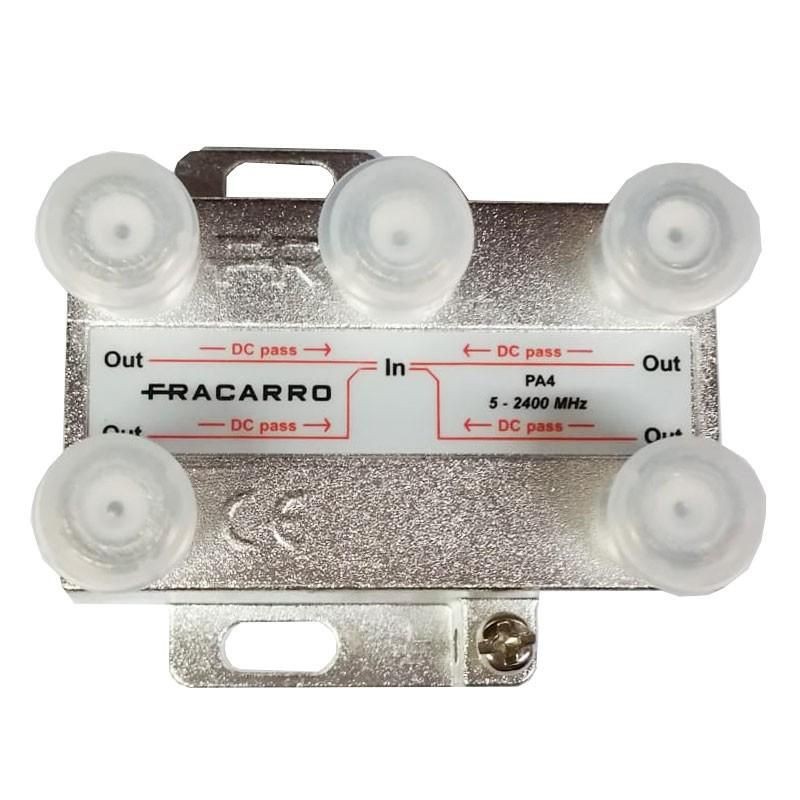 Partitore Verticale PA4 a 4 vie con Connettore F FRACARRO 280702