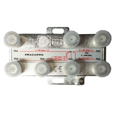 Partitore Verticale PA6 a 6 vie con Connettore F FRACARRO 280704