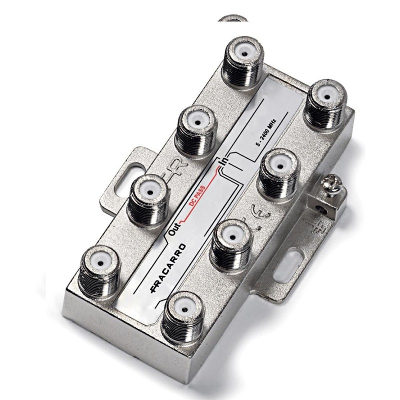 Derivatore Verticale DE6-20 a 6 Vie Attenuazione 20DB con Connettore F FRACARRO 280723 Derivatore Verticale DE6-20 a 6 Vie Attenuazione 20DB con Connettore F FRACARRO 280723