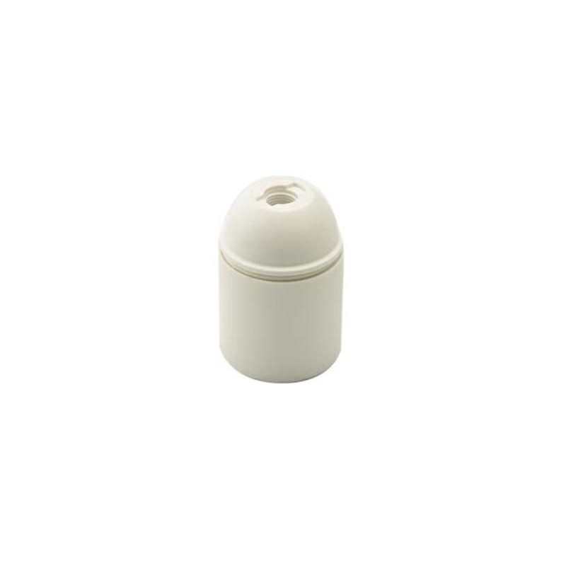 Portalampada Liscio E27 Bianco FAI 0165