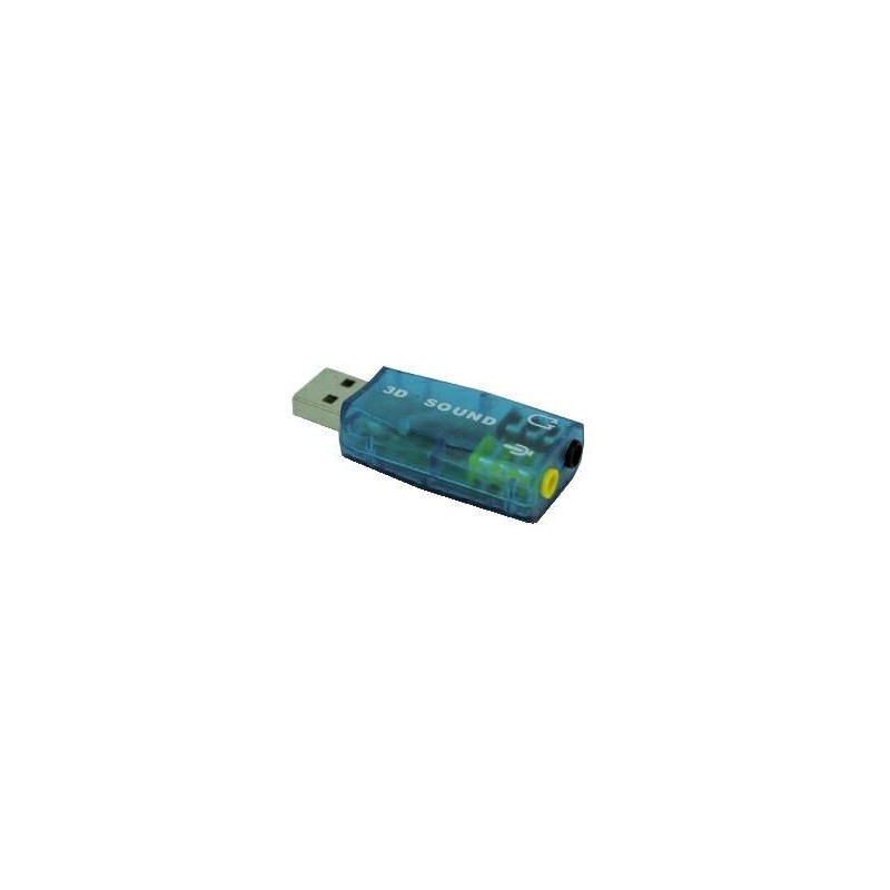 Adattatore Audio Spina USB-A 2 Prese Jack 3,5mm KONELCO GBC 59790031