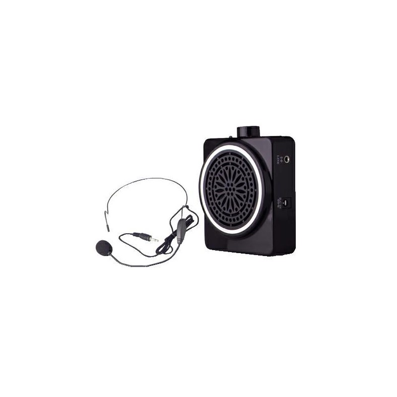 Mini Amplificatore Portatile Ricaricabile con Microfono KONELCO GBC 61011570 Mini Amplificatore Portatile Ricaricabile con Microfono KONELCO GBC 61011570