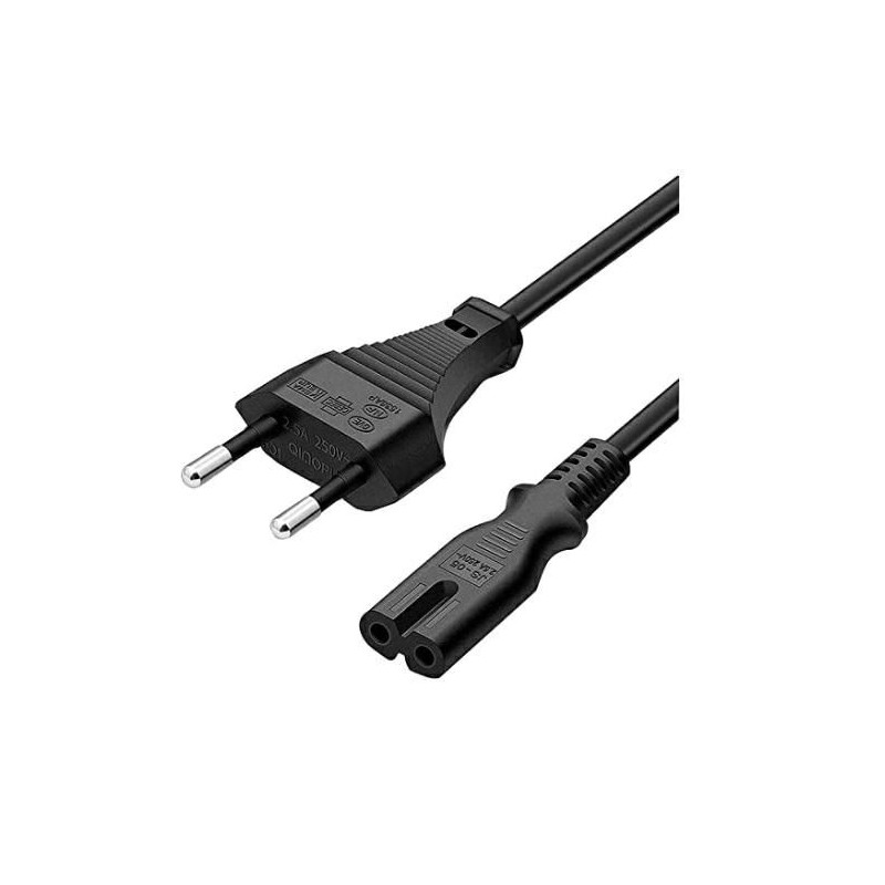 Cavo di Alimentazione Spina 10A Presa IEC C7 1,8 Metri KONELCO GBC 14200000