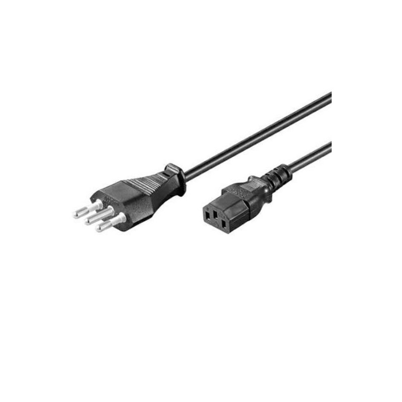 Cavo di Alimentazione Spina 10A Presa IEC C13 3 Metri KONELCO GBC 14218100