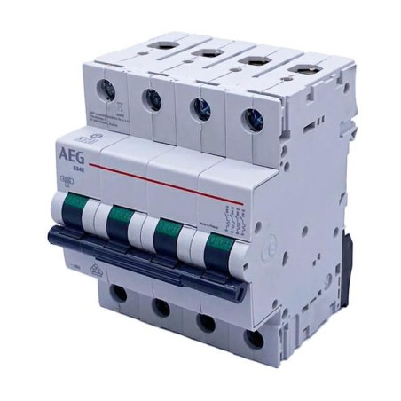 INTERRUTTORE MAGNETOTERMICO AEG 16A 4P 4.5KA 4 MODULI 552665