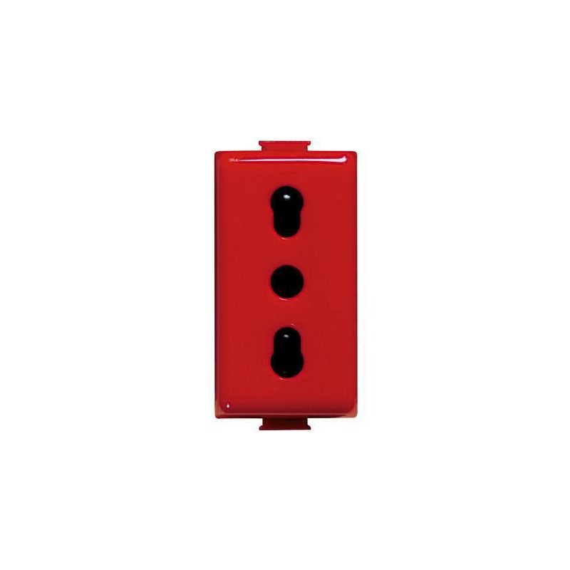 PRESA BIPASSO ROSSA MATIX MAGIC TT BTICINO A5180R PRESA BIPASSO ROSSA MATIX MAGIC TT BTICINO A5180R