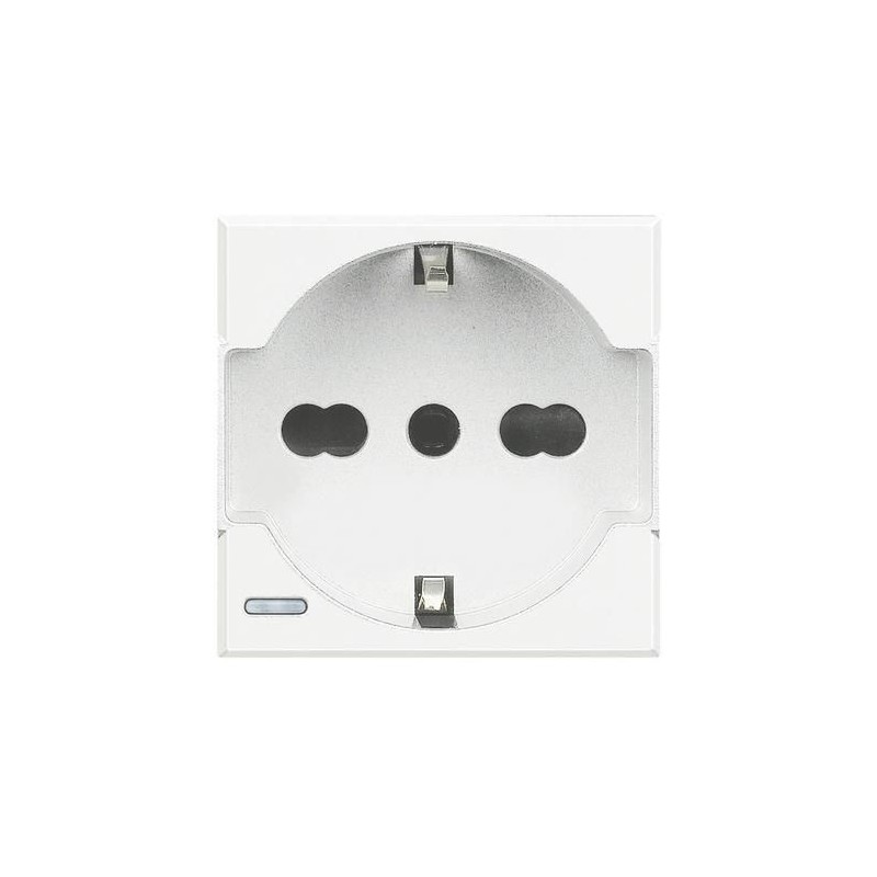 Axolute Presa Schuko 10/16 Bianca BTICINO HD4140A16