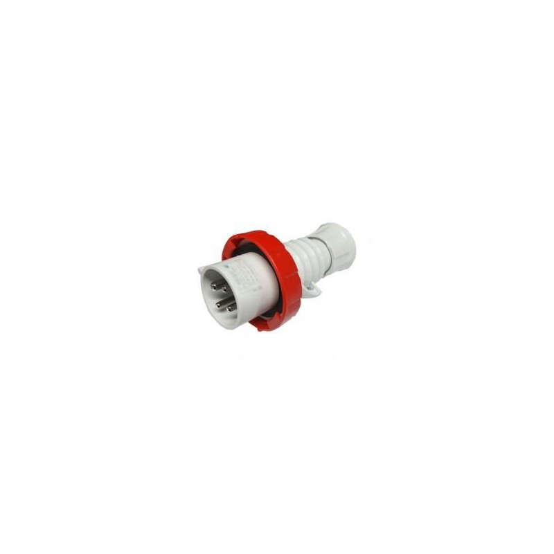 Spina mobile 3P+T 32A IP67 rossa 380V GEWISS GW60041H Spina mobile 3P+T 32A IP67 rossa 380V GEWISS GW60041H