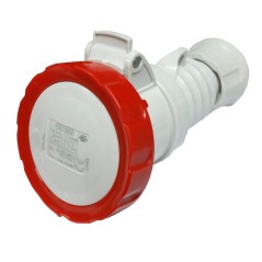 Presa mobile 3P+N+T 16A IP67 rossa 380V GEWISS GW62031H