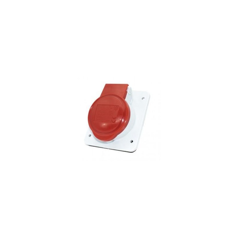 Presa fissa incasso 3P+T 16A IP44 rossa 380V GEWISS GW62209H Presa fissa incasso 3P+T 16A IP44 rossa 380V GEWISS GW62209H