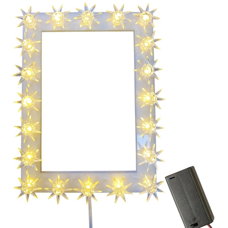 Cornice Con Led in Plexiglass Bianca 10x15 Cornice Con Led in Plexiglass Bianca 10x15