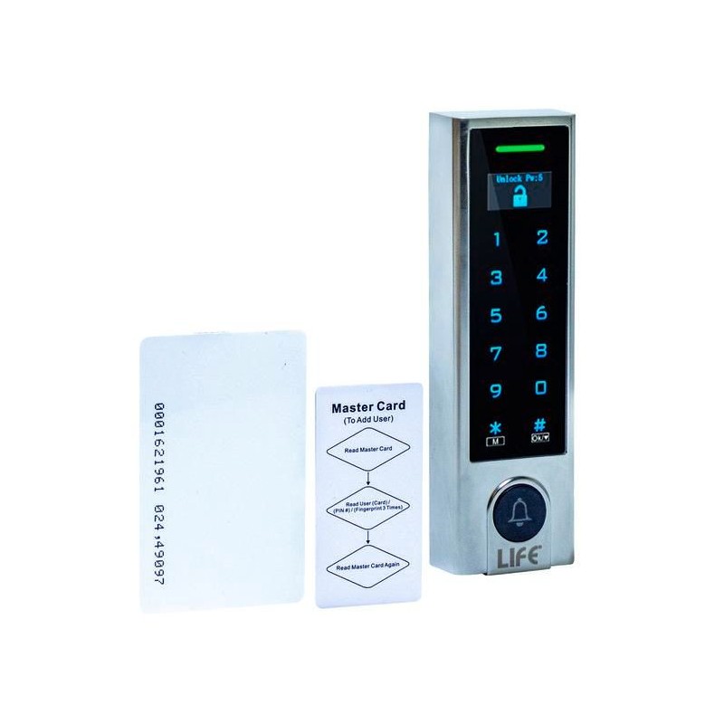 Apriporta per Elettroserrature Wireless con Display Oled IP66 LIFE 39.9WI50222 Apriporta per Elettroserrature Wireless con Display Oled IP66 LIFE 39.9WI50222