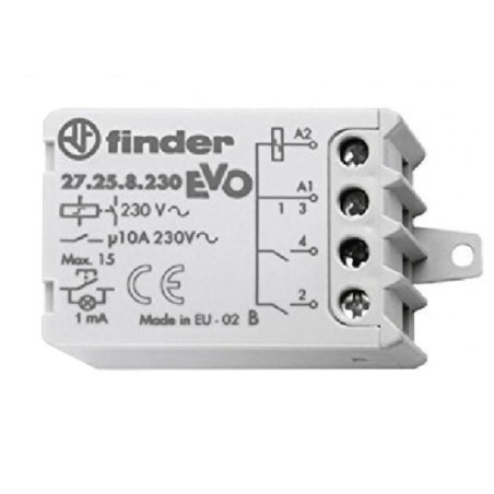 Relè evo commutatore 230V FINDER 27258230