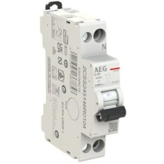 Interruttore Magnetotermico 10A 1P+N 4,5KA 1 Modulo AEG EX41NRC10