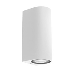 Applique da Muro In Alluminio Bianco 2xGU10 IP54 BOT LIGHTING CORDOVA2B