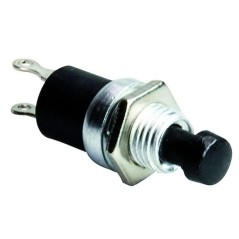 Pulsantino Tondo Nero N.A 1A 125Vac LIFE 34.00949