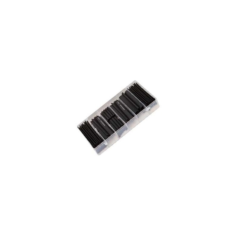 Set Guaina Termorestringente Varie Misure Nera ALPHI GT/2000