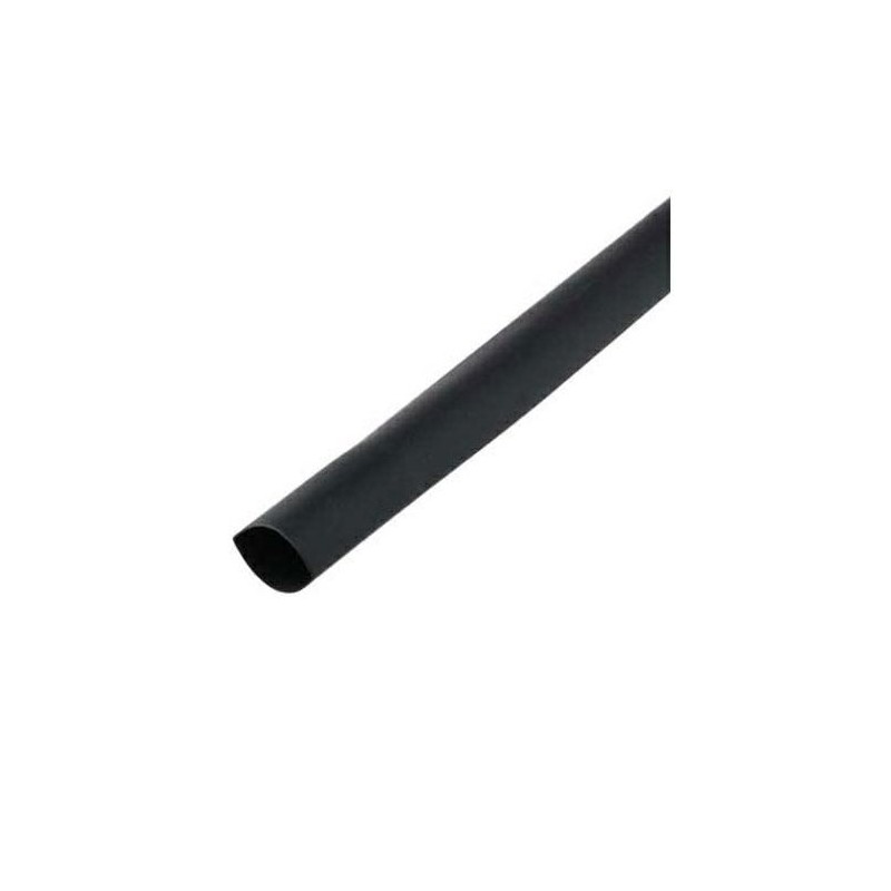 Guaina Termorestringente Nera Diametro 1,2mm Riduce a 0,6mm 1 Metro Guaina Termorestringente Nera Diametro 1,2mm Riduce a 0,6mm 1 Metro