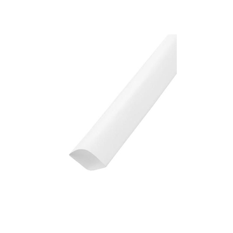 Guaina Termorestringente Bianca Diametro 6,4mm Riduce a 3,2mm 1 Metro Guaina Termorestringente Bianca Diametro 6,4mm Riduce a 3,2mm 1 Metro