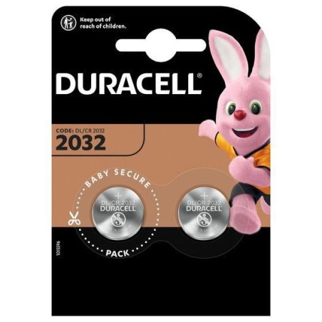 2 BATTERIE AL LITIO 3V DURACELL CR2032