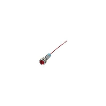 SEGNALATORE LUMINOSO METALLICO LED 220V ROSSO KONELCO GBC 25416060
