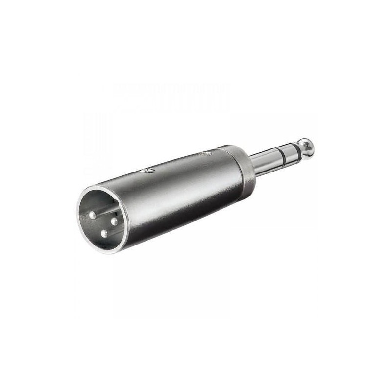 Adattatore microfonico xlr da spina 3 poli a spina jack 6,3 stereo KONELCO GBC 30564200 Adattatore microfonico xlr da spina 3 poli a spina jack 6,3 stereo KONELCO GBC 30564200