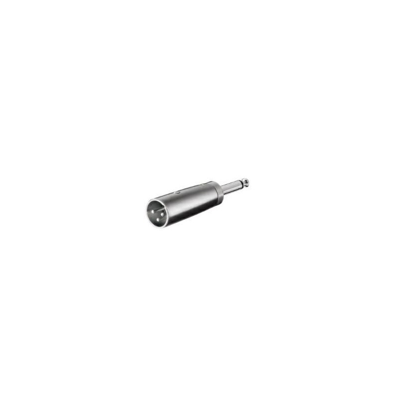 Adattatore microfonico xlr da spina 3 poli a spina jack 6,3 mono KONELCO GBC 30564400 Adattatore microfonico xlr da spina 3 poli a spina jack 6,3 mono KONELCO GBC 30564400
