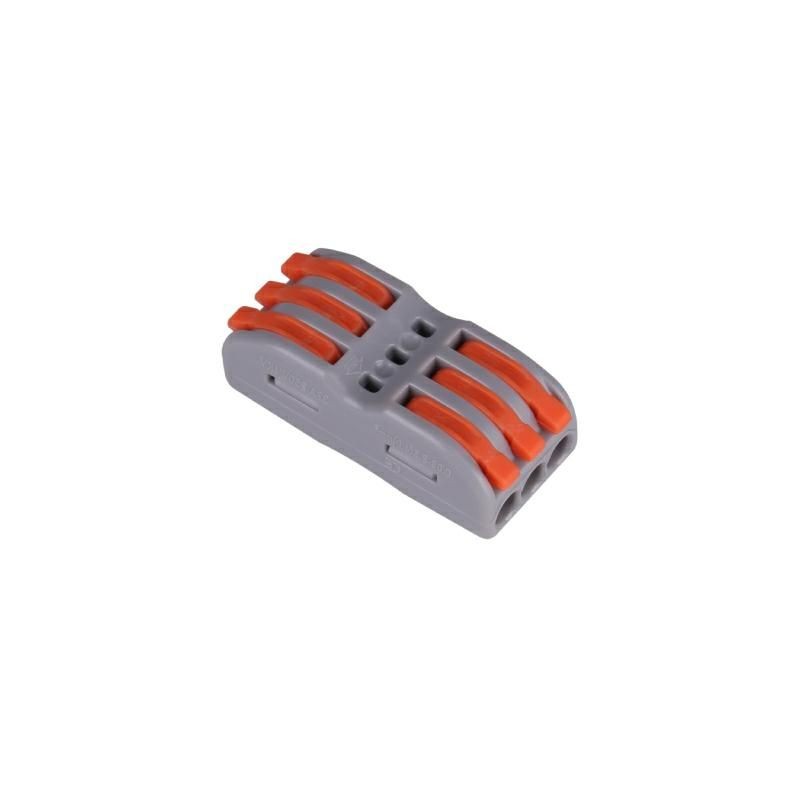 Connettore rapido passante 3 Poli 2,5mm2 Konelco GBC 30519103 Connettore rapido passante 3 Poli 2,5mm2 Konelco GBC 30519103