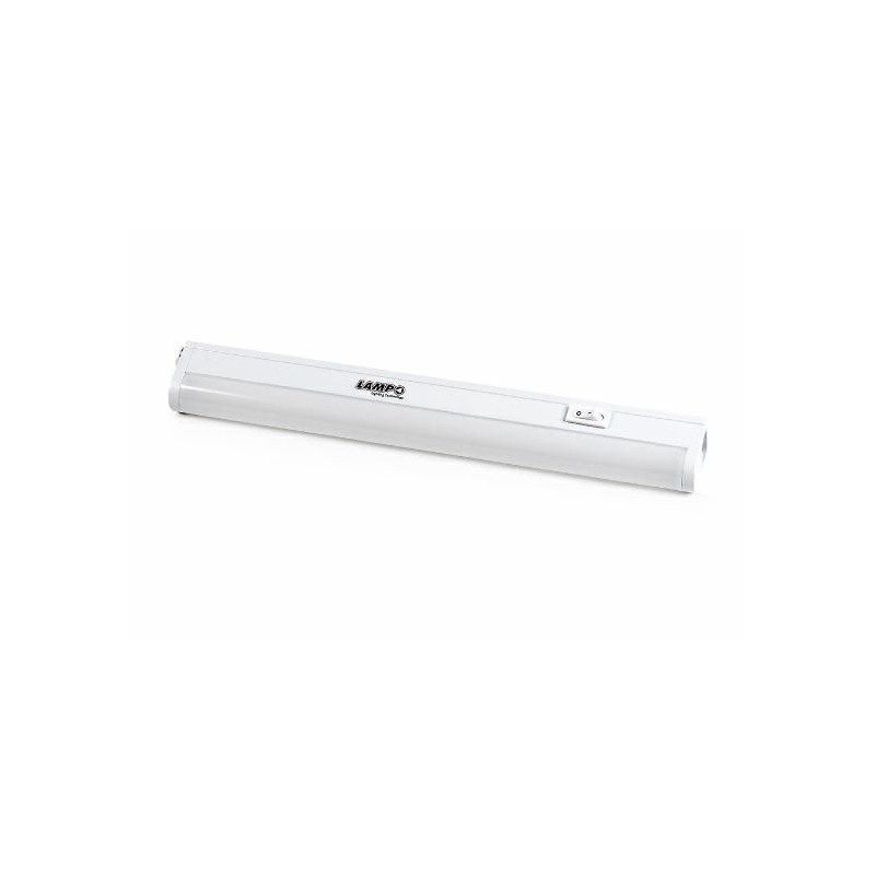 Reglette a LED T5 9W Tricolor 538 mm con interruttore LAMPO PT5LED9WMC Reglette a LED T5 9W Tricolor 538 mm con interruttore LAMPO PT5LED9WMC