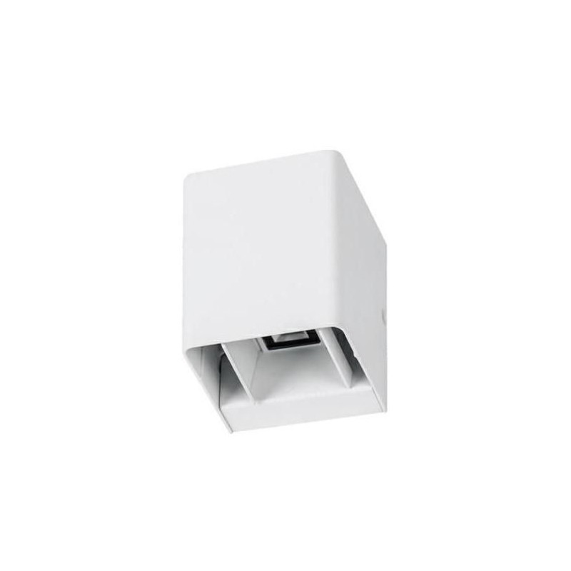Applique da Muro in Alluminio Bianco 2x3W IP65 LAMPO UPD2R6WBIDL