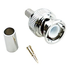 Spina BNC Volante a Crimpare per Cavo RG58 LIFE 38.2020089