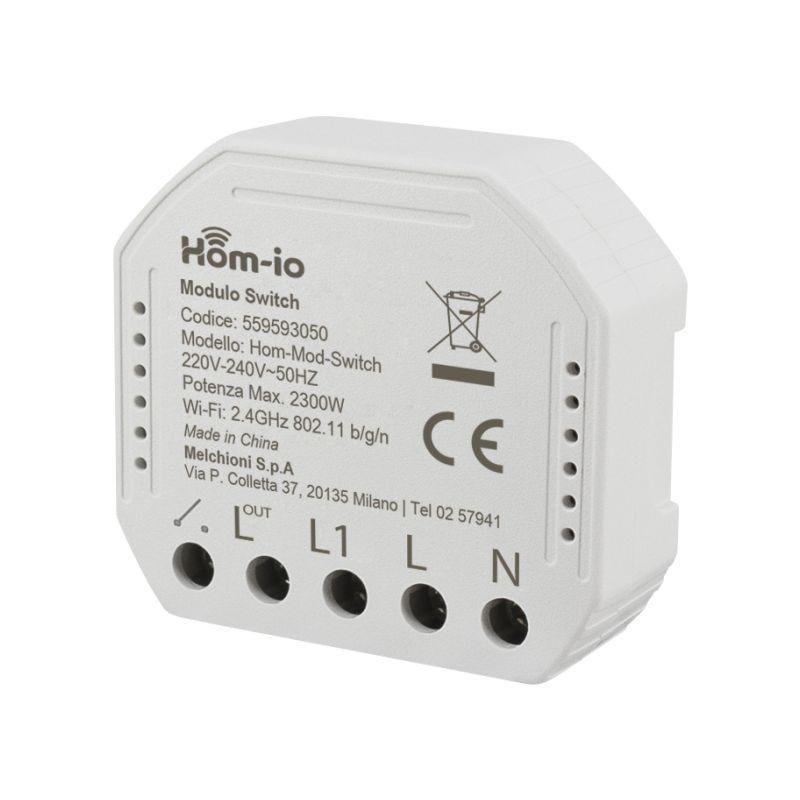 Modulo Switch HOM-IO 2300W Domotica MELCHIONI 559593050 Modulo Switch HOM-IO 2300W Domotica MELCHIONI 559593050