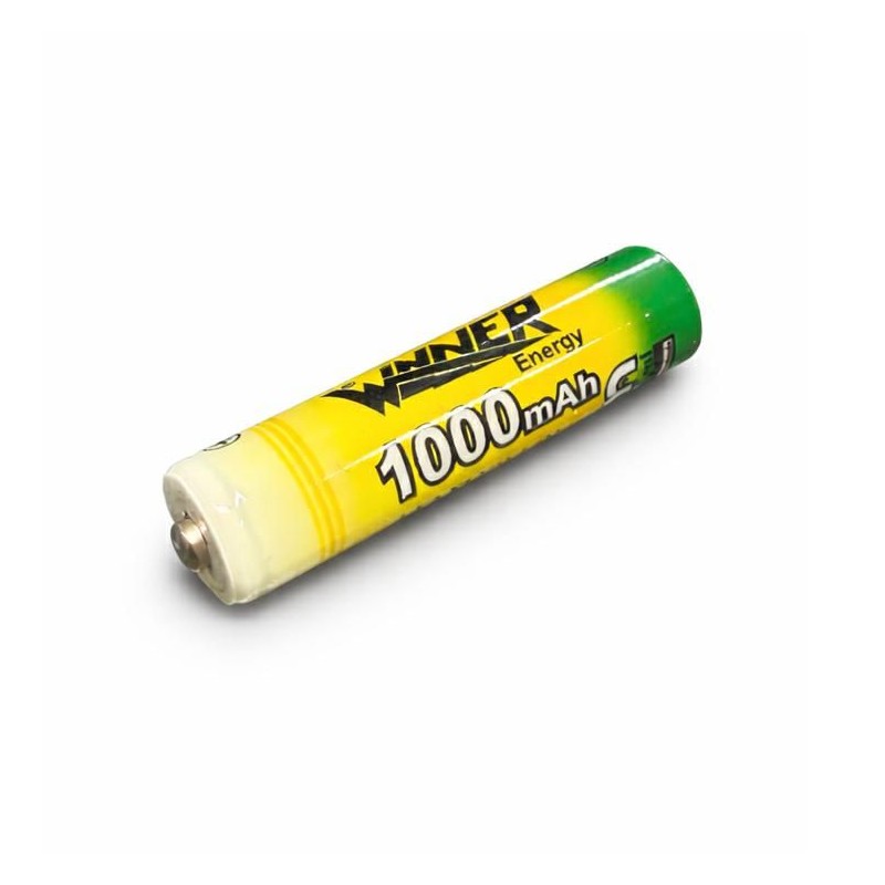 1 Batteria Ministilo AAA Ricaricabile 1000mAh 1,2V MELCHIONI 491462230 1 Batteria Ministilo AAA Ricaricabile 1000mAh 1,2V MELCHIONI 491462230