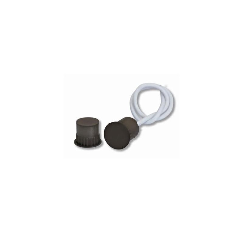 Contatto Magnetico Marrone per porte corazzate Hiltron C56M Contatto Magnetico Marrone per porte corazzate Hiltron C56M