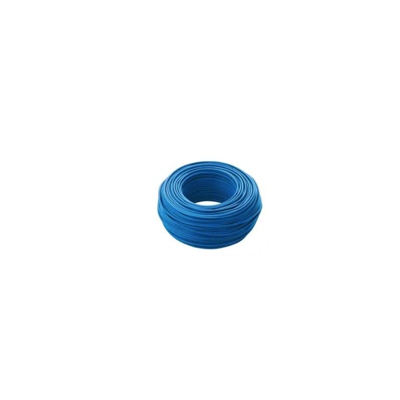 CAVO UNIPOLARE FLESSIBILE 10MM BLU FS17 1MT