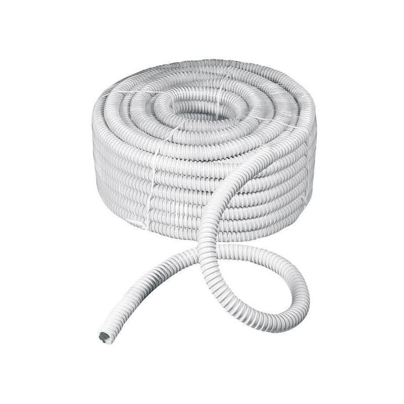 Guaina Flessibile Spiralata Grigia Diametro 32mm 30 Metri ELETTROCANALI ECGFE32