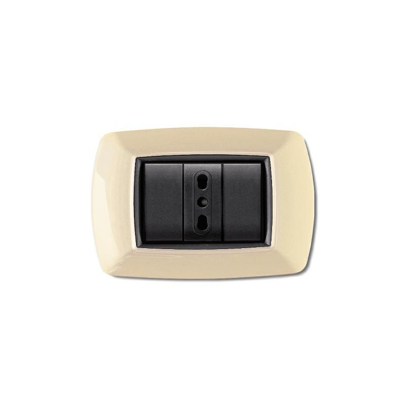 Placca My Life 3 Moduli Avorio ELETTROCANALI ECL2983A Placca My Life 3 Moduli Avorio ELETTROCANALI ECL2983A