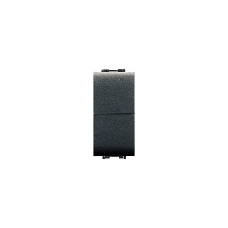 DOPPIO PULSANTE ANTRACITE 1P MY LIFE ELETTROCANALI ECL4023