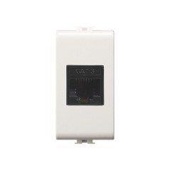 Presa Telefonica RJ11/RJ12 Easy Compatibile Bticino Matix ELETTROCANALI ECSE8989C4