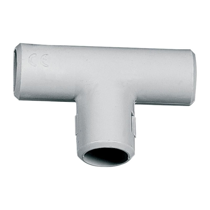 Derivazione a T Ispezionabile IP40 Diametro 25mm ELETTROCANALI ECTI25
