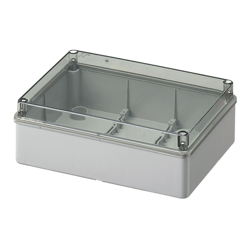 Cassetta esterna con coperchio trasparente 240x190x90 OLAN OL20033 Cassetta esterna con coperchio trasparente 240x190x90 OLAN OL20033
