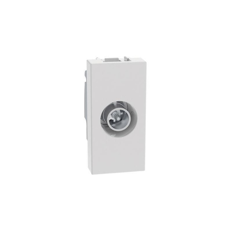 Presa TV coassiale passante 1 modulo bianca MatixGO BTICINO JW4202P14 Presa TV coassiale passante 1 modulo bianca MatixGO BTICINO JW4202P14