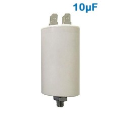 CONDENSATORE DI SPUNTO 450V 10UF TERMINALE FASTON