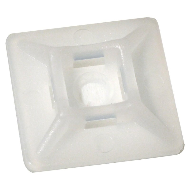 Basetta Bidirezionale Adesiva 27x27mm Bianca 1 Pezzo ELETTROCANALI EC83048 Basetta Bidirezionale Adesiva 27x27mm Bianca 1 Pezzo ELETTROCANALI EC83048